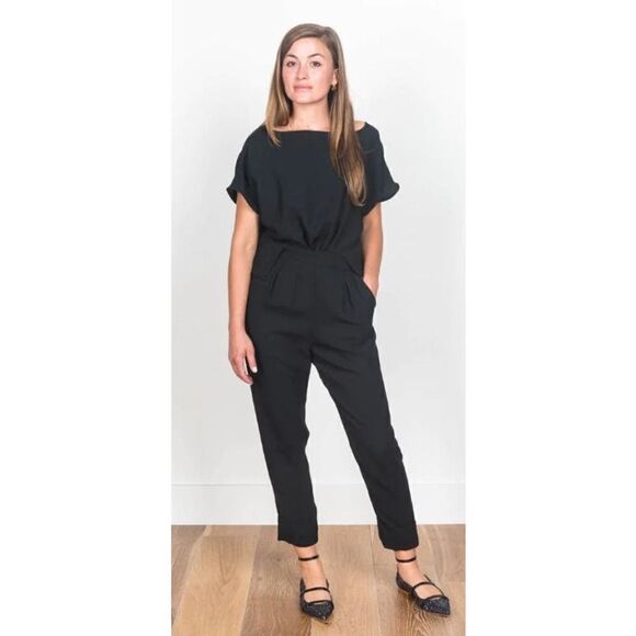 Rachel Comey Paloma Cutout Black Jumpsuit Sz. 00